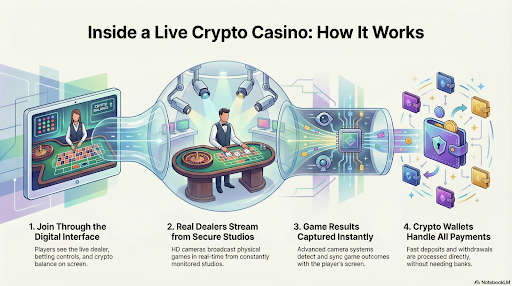 Live Crypto casino