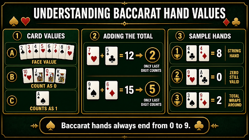 baccarat hand values