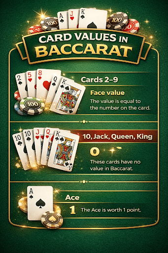card value baccarat