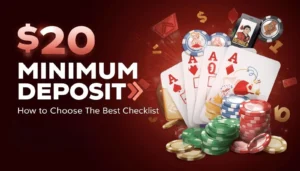$20 minimum deposit