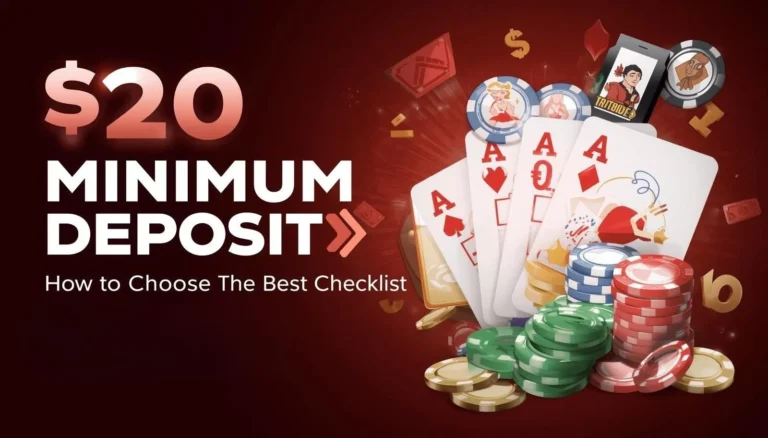 $20 minimum deposit