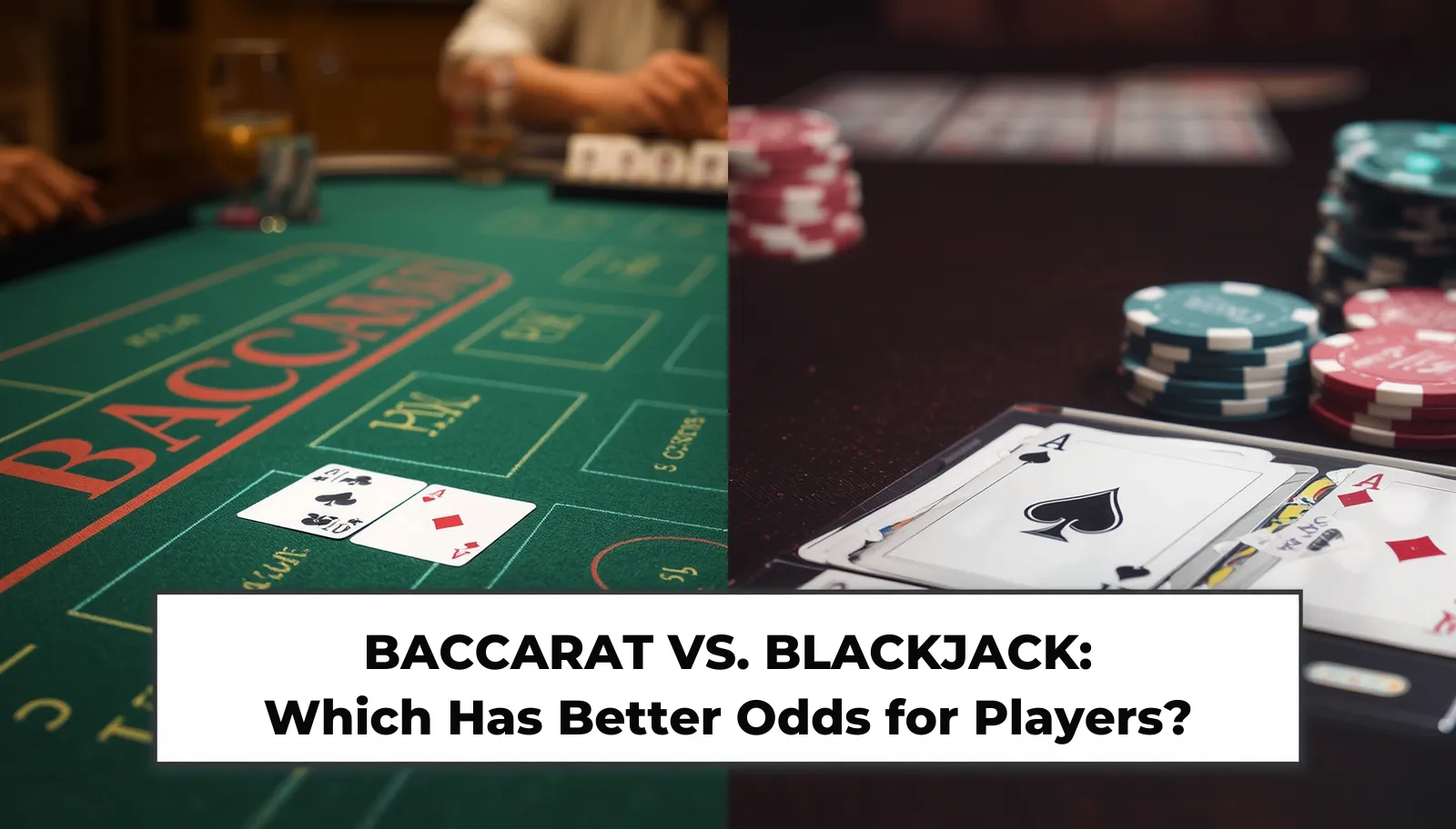 BACCARAT VS.BLACKJACK