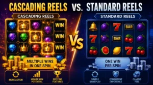 Cascading reel vs standard reel