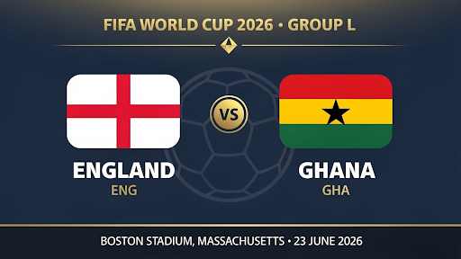 England vs Ghana