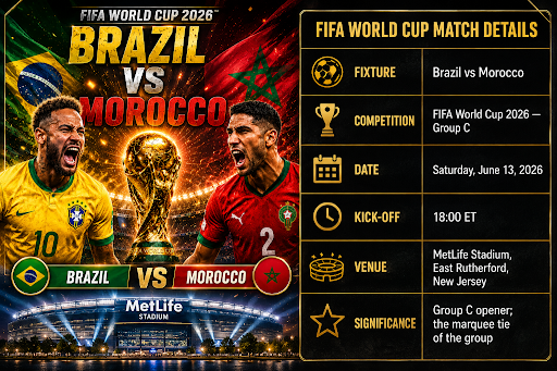 brazil vs morocco match detail