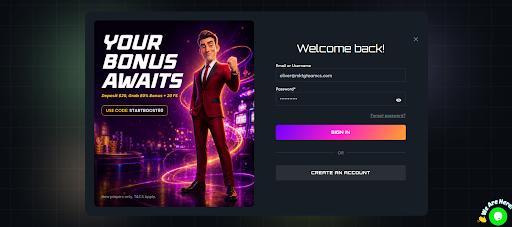 Register your account 