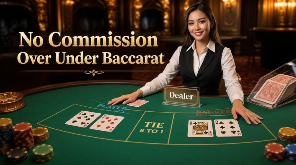 No Commission Over Under Baccarat