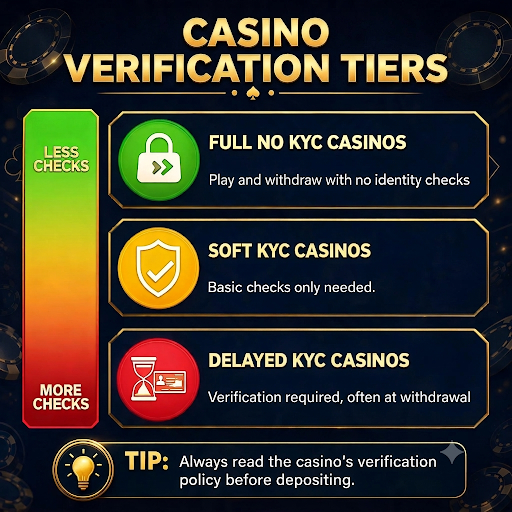 casino verification tiers