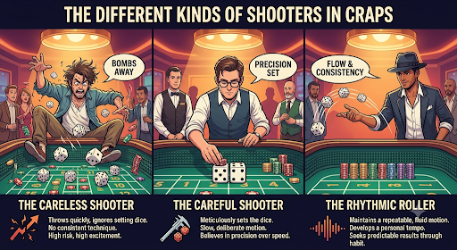 different kind of shooter in craps