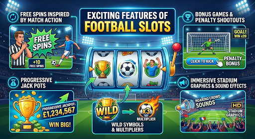 features of football slots