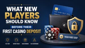 first casino deposit