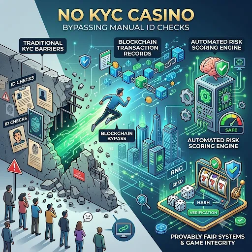 no kyc casino id checks