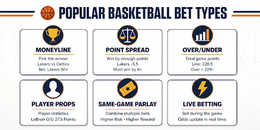 Basketball bet types