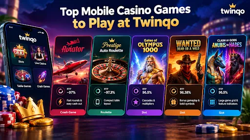 Mobile casino games