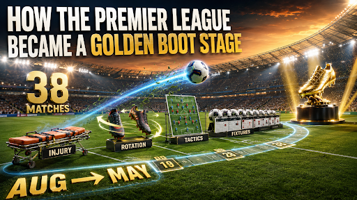 Premier league became golden boot stage