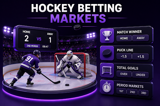 Hockey betting markets