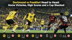Borussia Dortmund Vs. Eintracht Frankfurt head to head