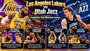 Los Angeles Lakers Vs. Utah Jazz prediction key