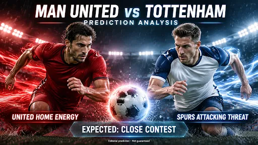 Man united vs tottenham prediction analysis