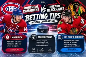 Montreal Canadiens Vs. Chicago Blackhawks betting tips compare