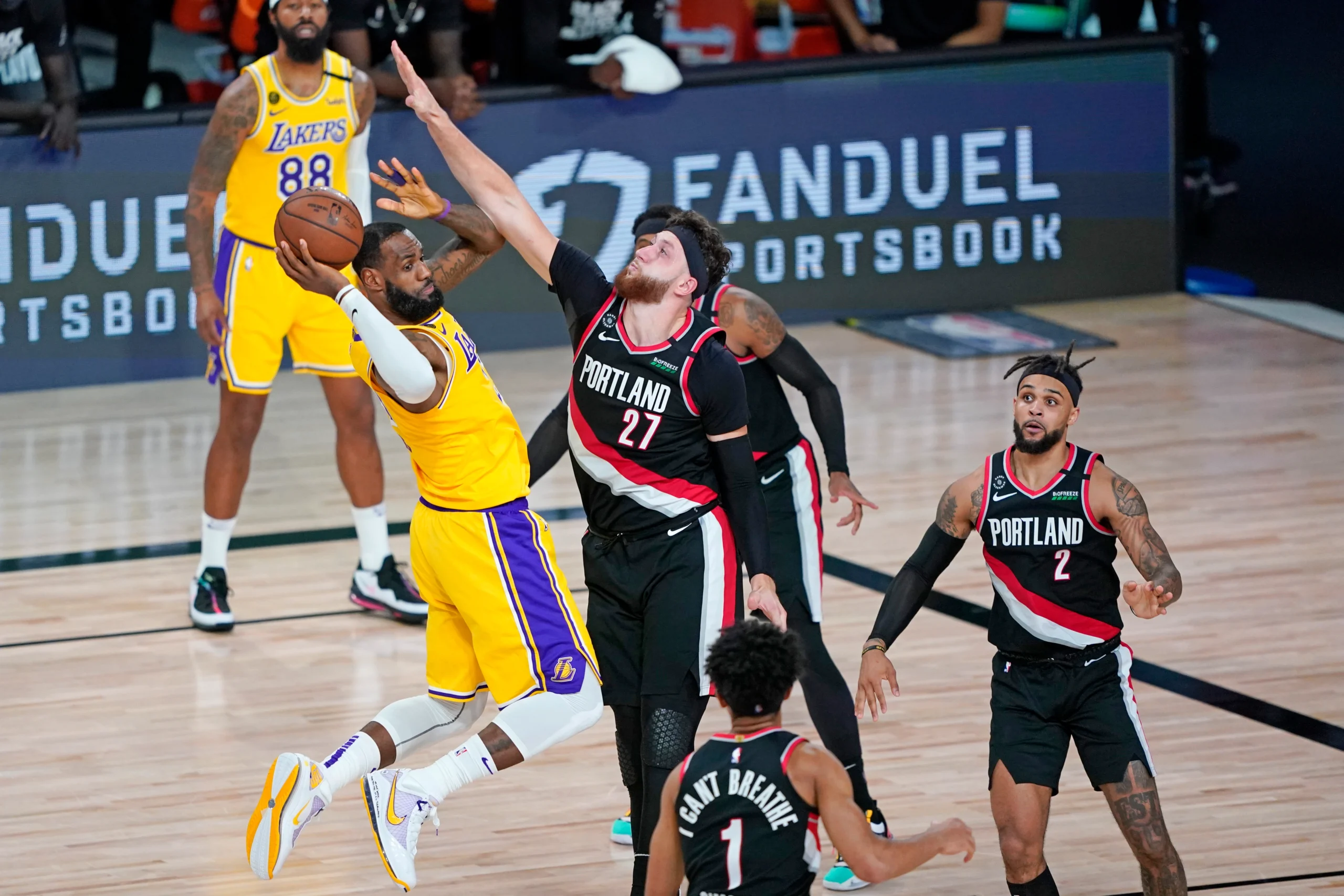 Portland Trail Blazers Vs. Los Angeles Lakers