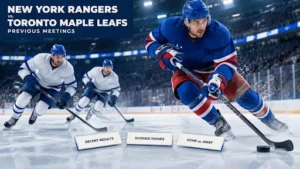Rangers vs. Maple Leafs previous metting