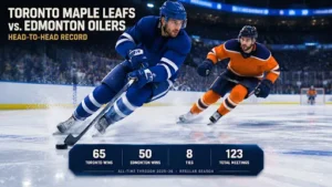 Toronto Maple Leafs Vs. Edmonton Oilers head to head