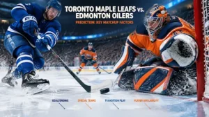 Toronto Maple Leafs Vs. Edmonton Oilers key features
